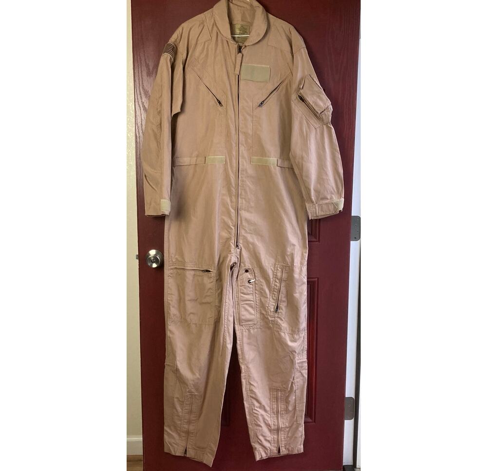 Barrier Wear Coveralls CWU-27P Flyers Men Summer Flight 44L Tan Fire Resistant